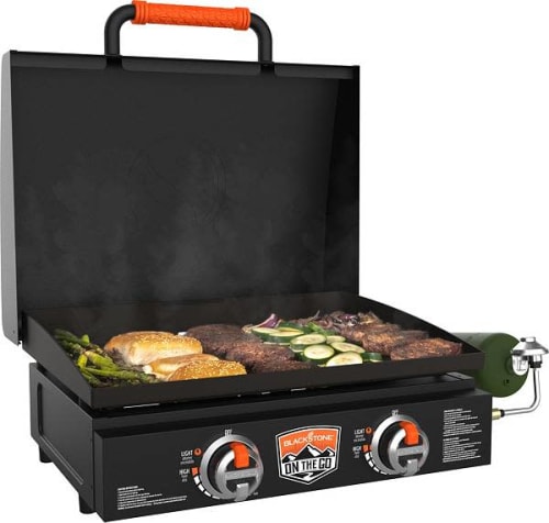 Blackstone 22" Stainless Steel Portable Gas Griddle with Hood for $150 + free shipping