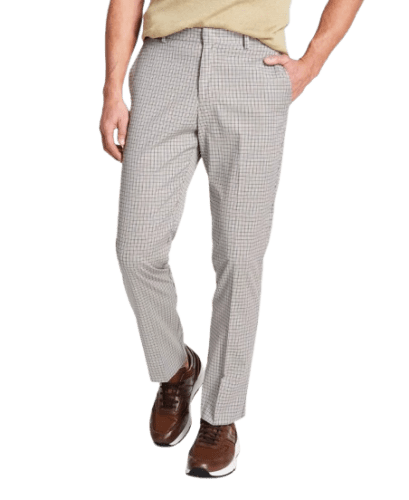 Tommy Hilfiger Men's Modern-Fit TH Flex Stretch Plaid Dress Pants for $24 + free shipping w/ $25