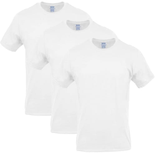 Gildan Men's Crew T-Shirt 3-Pack for $10 + pickup