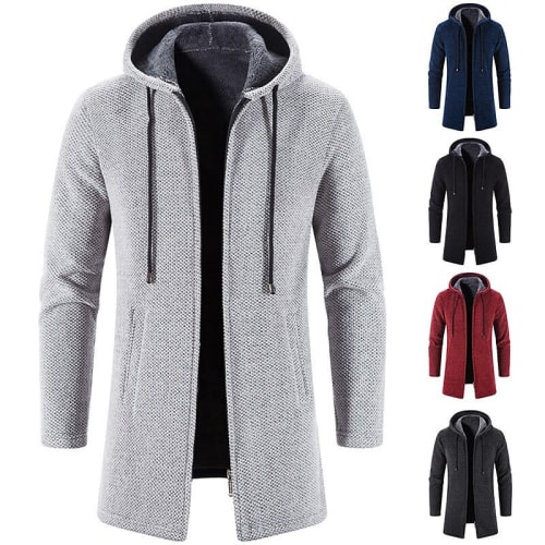 Koulb Men's Hoodie Zip Sweater for $19 + $10 shipping