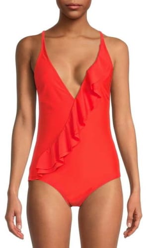 Catherine Malandrino Women's One-Piece Swimsuits at Walmart for $8 to $9 + free shipping w/ $35
