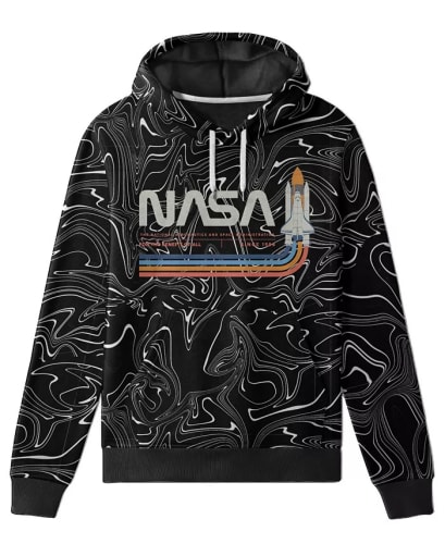 Hybrid Men's NASA Hoodie (L only) for $15 + free shipping w/ $25