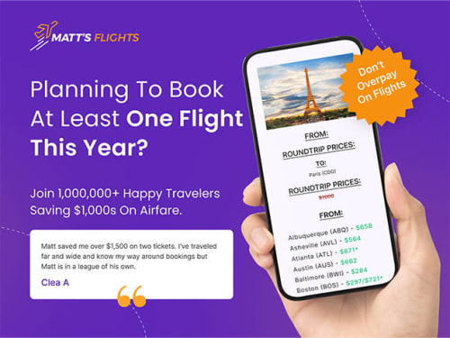 Matt's Flights Premium Plan Lifetime Subscription for $80 + digital access