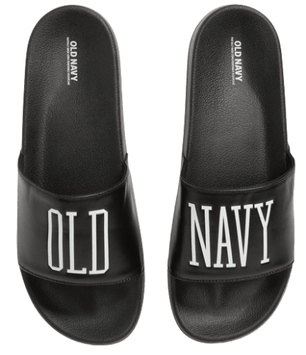 Old Navy Men's Slide Sandals for $5 in cart + free shipping w/ $50