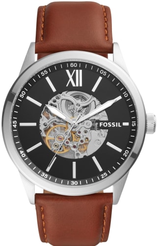 Fossil Men's Flynn Automatic Leather 48mm Watch for $150 + free shipping