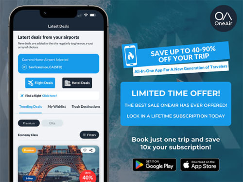 OneAir Premium Plan: Lifetime Subscription for $40, Elite for $80 + digital access