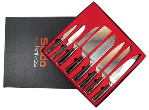 Seido Japanese Master Chef's 8-Piece Knife Set for $110 + free shipping