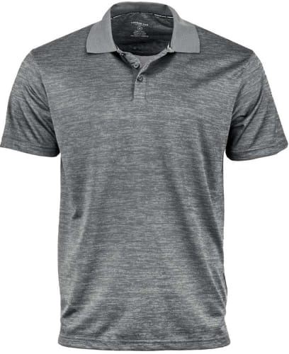 London Fog Men's Poly Textured Space Dye Polo Shirt: 2 for $29 + free shipping