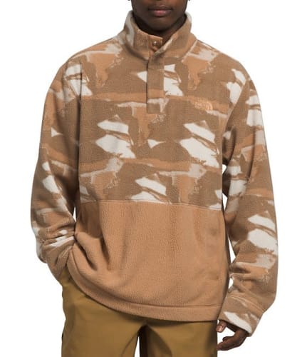The North Face Men's Pali Abstract Quarter-Snap Fleece Pullover for $32 + free shipping w/ $150