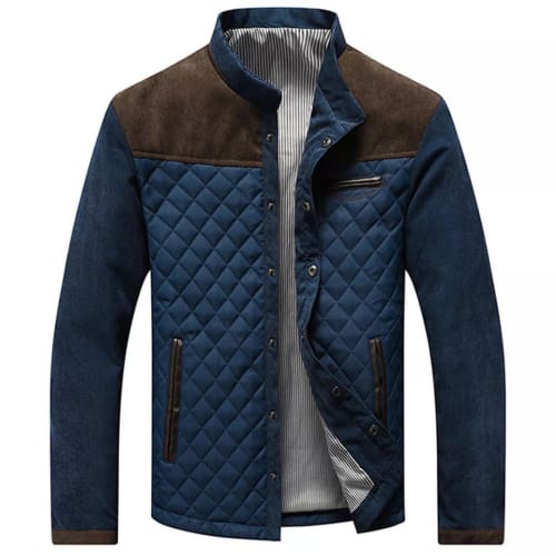 Rogoman Men's Quilted Shacket for $16 + $10 s&h