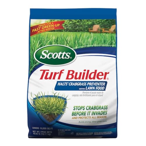 Scotts Turf Builder 40-lb. All-purpose Weed & Feed Fertilizer for $70 + pickup