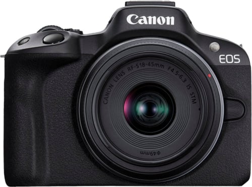 Canon EOS R50 Mirrorless Camera w/ 18-45mm Lens for $650 + free shipping