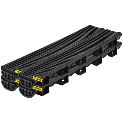 Vevor Driveway Trench Drain System 4-Pack for $74 + free shipping