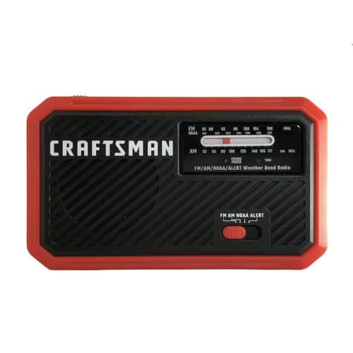 Craftsman Rechargeable AM/FM NOAA Weather Radio for $20 + pickup