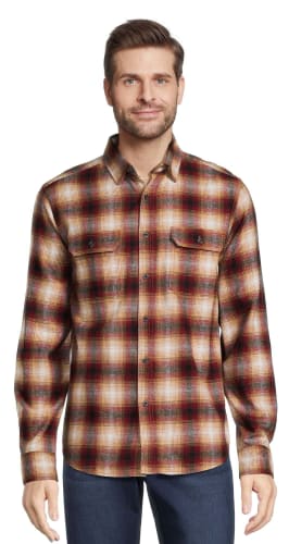 George Men's Flannel Shirt for $5 + free shipping w/ $35