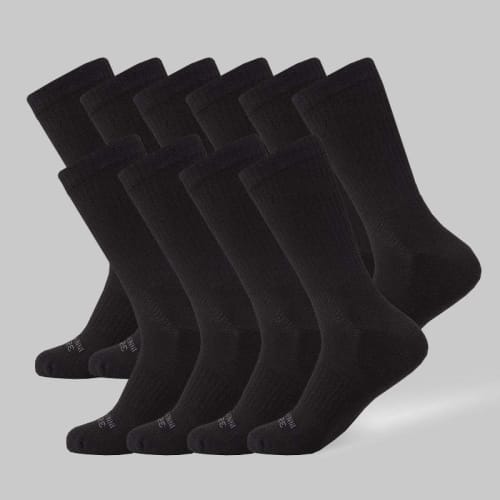 32 Degrees Men's Cool Comfort Crew Socks 5-Pack for $8 + free shipping w/ $24