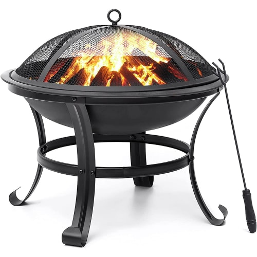 Kingso 22" Outdoor Fire Pit for $50 + free shipping