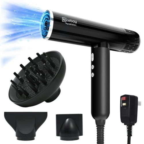 Nicebay 1,600W Ionic Hair Dryer for $50 + free shipping