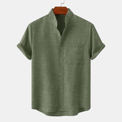 PunkTrendy Men's Linen Shirt for $8 + $4 s&h