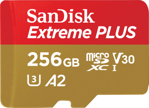 SanDisk Extreme PLUS 256GB UHS-I Micro SD Card for $33 + free shipping