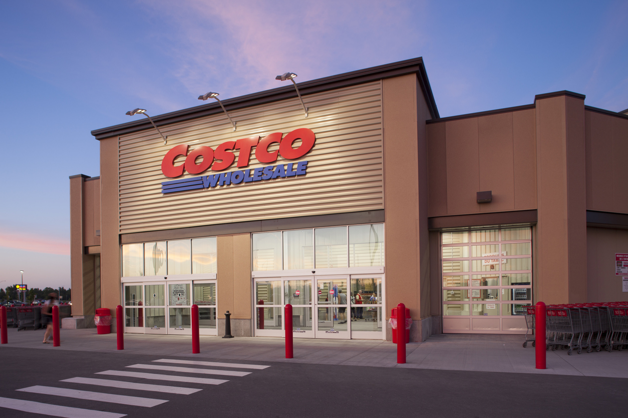 Costco storefront.